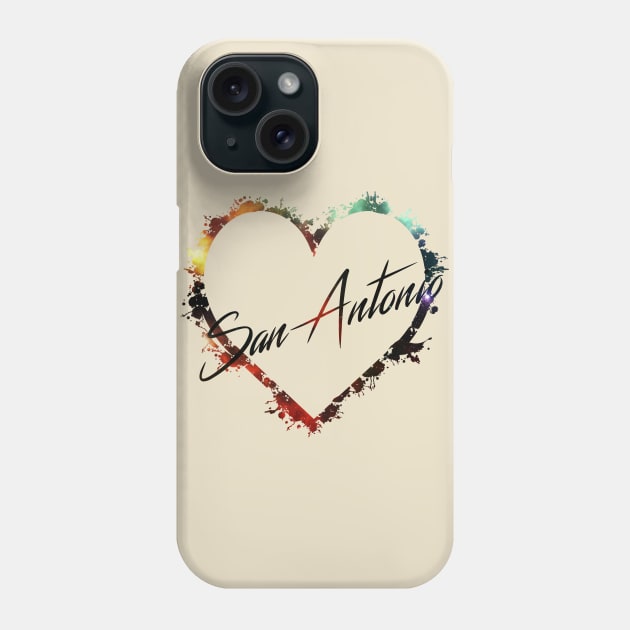 I Love San Antonio Phone Case by StupidHead
