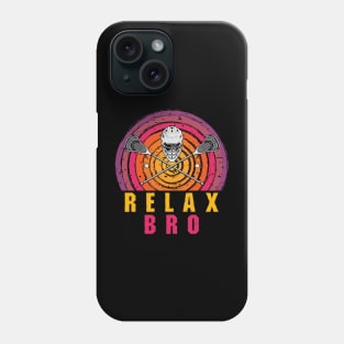 Relax Bro Lacrosse Phone Case