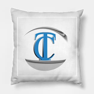 T.C. Initials Pillow