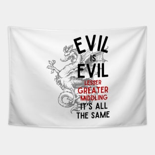 Evil is Evil - Lesser, Greater, Middling, It's All the Same - Cockatrice - Fantasy Tapestry