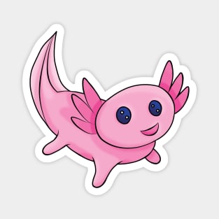 Cute Baby Axolotl Magnet