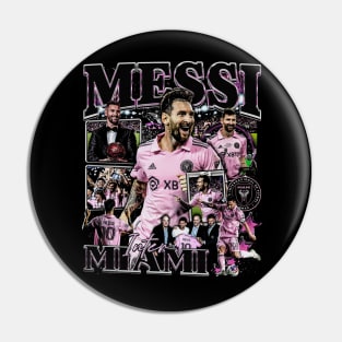 Lionel Messi Miami Vintage Bootleg Pin