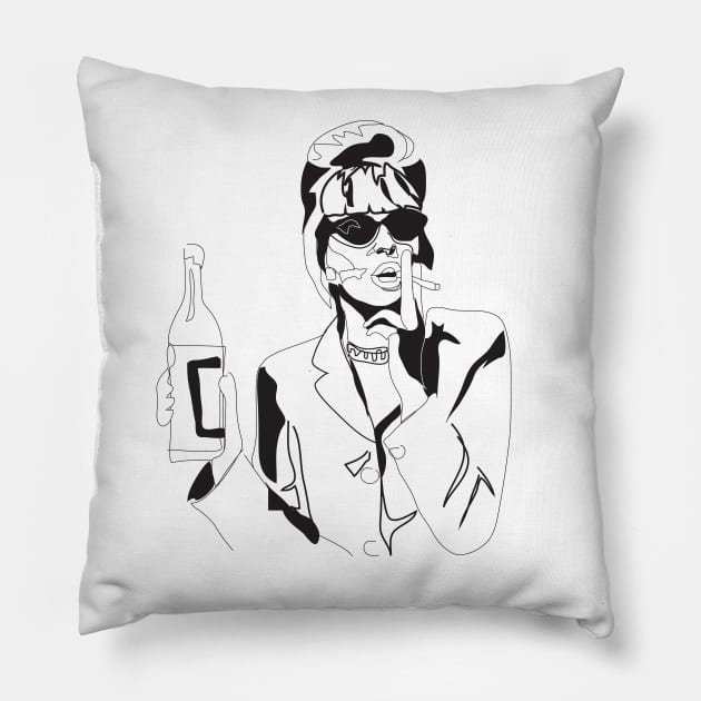 Patsy - Ab Fab Pillow by LizzyM