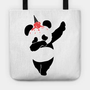 'Dabbing Panda Ice Cream Unicorn' Funny Panda Gift Tote