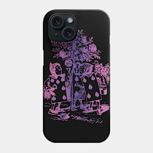 Alice in Wonderland (violet) Phone Case