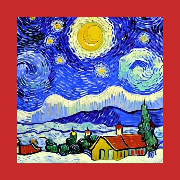 Christmas - Van Gogh Style by Crestern