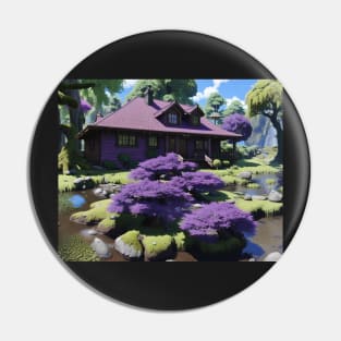 Purple House Pin