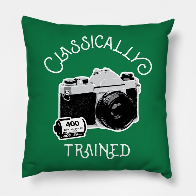 Classically Trained - SLR Pillow by gnotorious