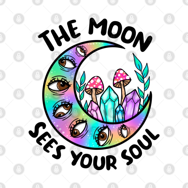 The moon sees your soul by Thisuniquevibe