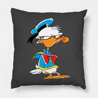 vintage donald animal duck Pillow