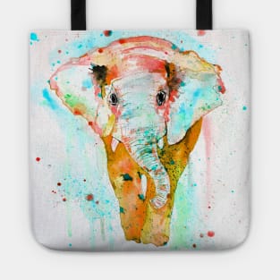 Colorful Elephant Tote