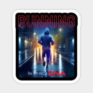 Running Is In My Dna Magnet