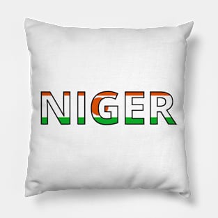 Drapeau Niger Pillow