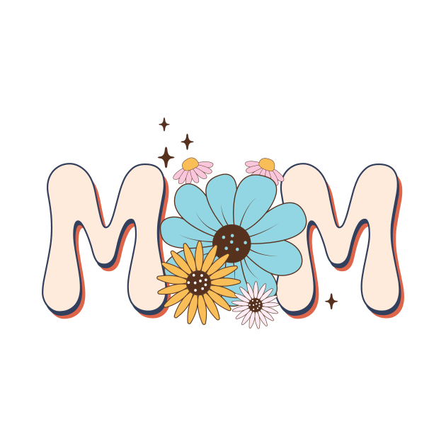 Mom Floral Minimalist by skstring