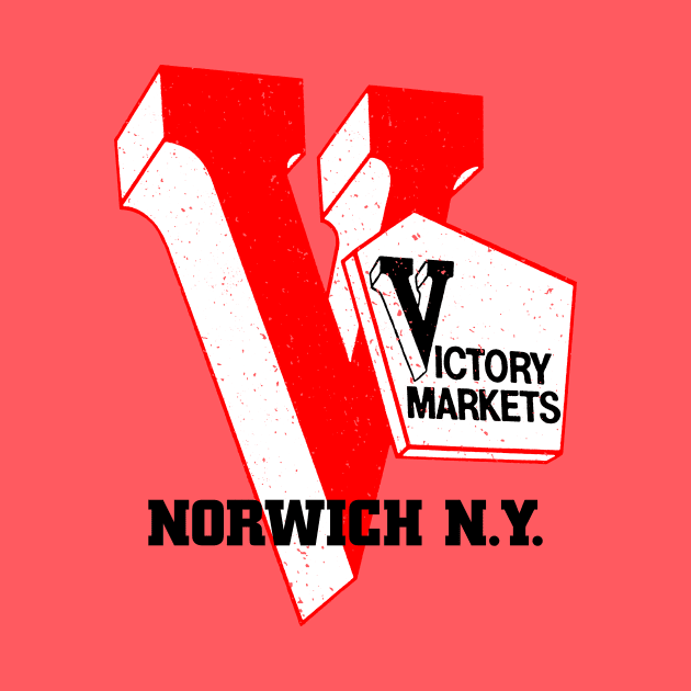 Victory Market Former Norwich NY Grocery Store Logo by MatchbookGraphics