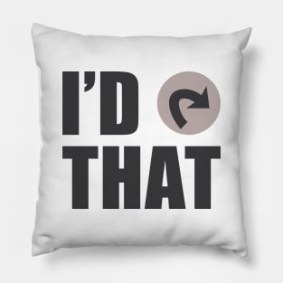 Tap That (black) Pillow