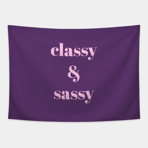 Classy & Sassy Tapestry by Room Thirty Four