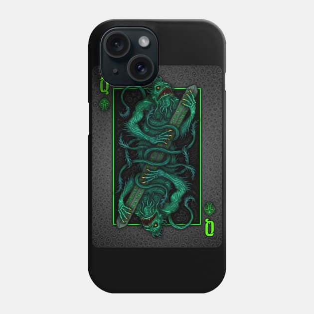 Dagon/Hydra Queen of Spades - Azhmodai 2020 Phone Case by azhmodai