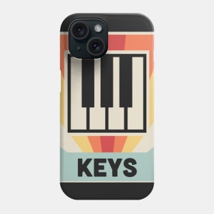 Vintage Style KEYS Poster | Synthesizer Design Phone Case