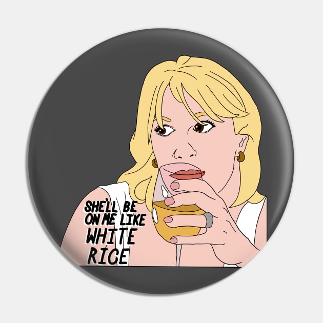 White Rice Ramona Pin by thecompassrose