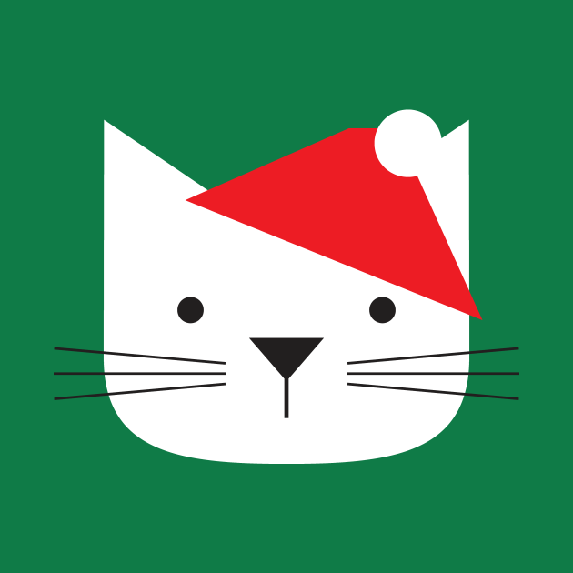 Disover Santa Cat (Whiskery) - Cats - T-Shirt