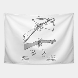 Crossbow Vintage Patent Hand Drawing Tapestry