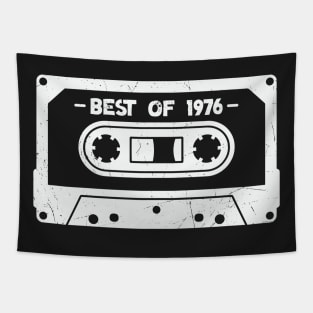 Best of 1976 Retro Cassette Tape 1976 Birthday Tapestry