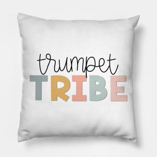 Trumpet Tribe Muted Pastels Pillow