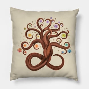 Tree of Life Swirl - Infinity Pillow