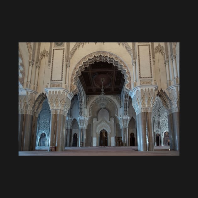 Hassan II Mosque interior in Casablanca, Morocco by mitzobs