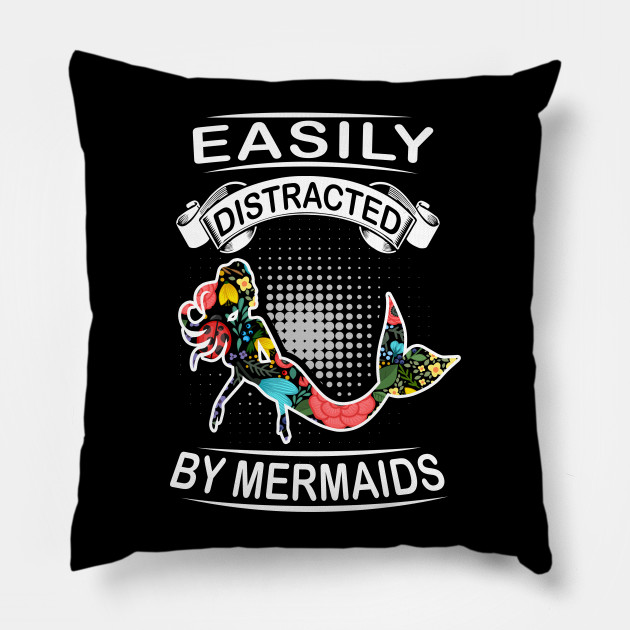 funny mermaid pillow