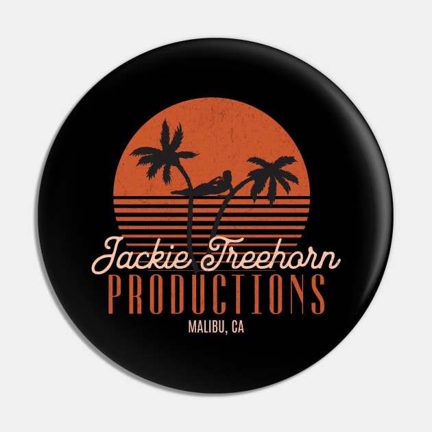 Jackie Treehorn Productions - Malibu, CA - vintage logo Pin by BodinStreet