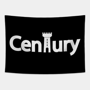 Century artistic text design Tapestry