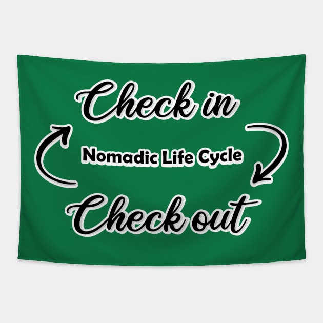 Nomadic Life Cycle Tapestry by LoveEndlessVibes