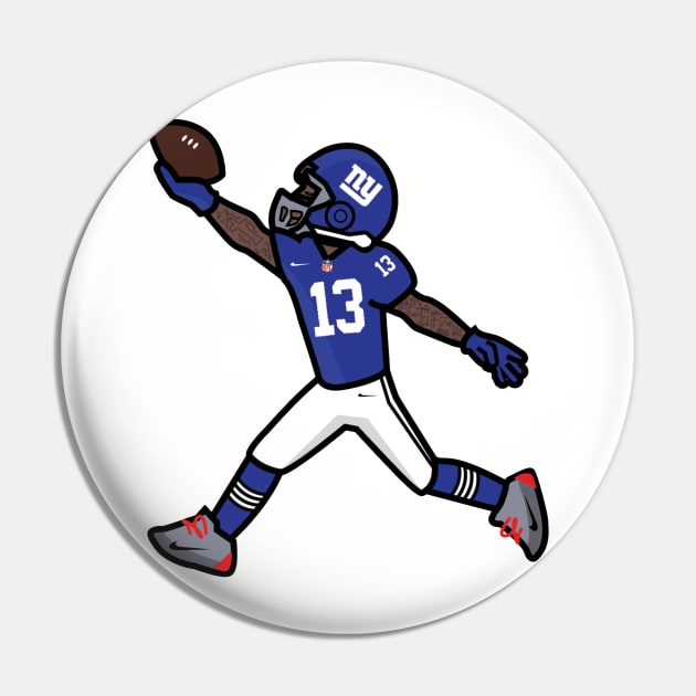 Odell Beckham Jr - The Catch Pin by asGraphics