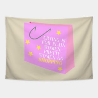 Golden Girls Shopping Quote Tapestry