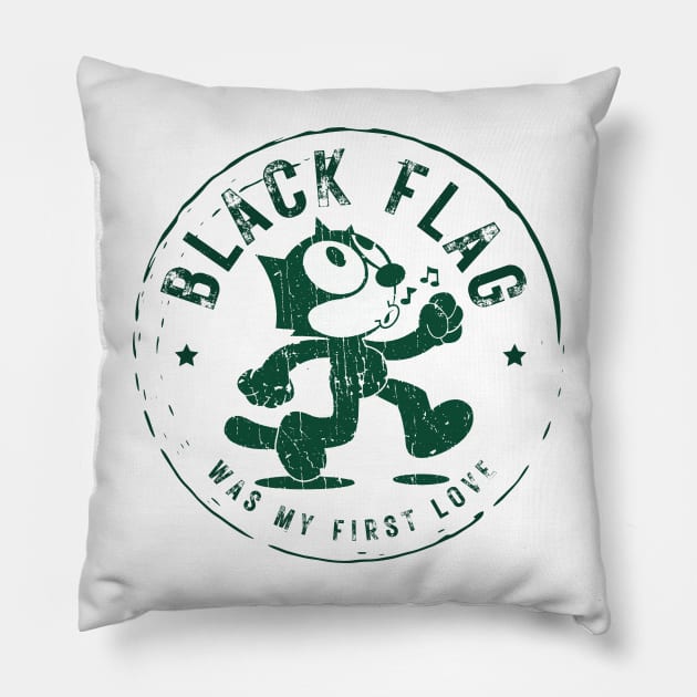 black flag was my first love Pillow by reraohcrot