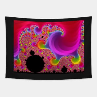 psychedelic mandelbrot world Tapestry