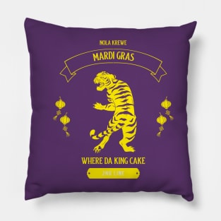 MARDI GRAS 2024 NEW ORLEANS Pillow