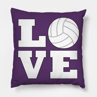 LOVE Volleyball Player, Coach or Fan Sports Pillow