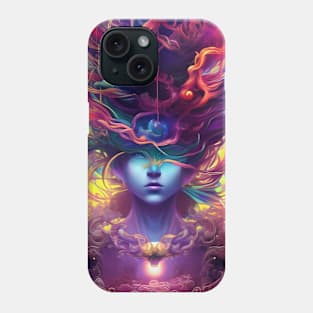 Abstract woman face Phone Case