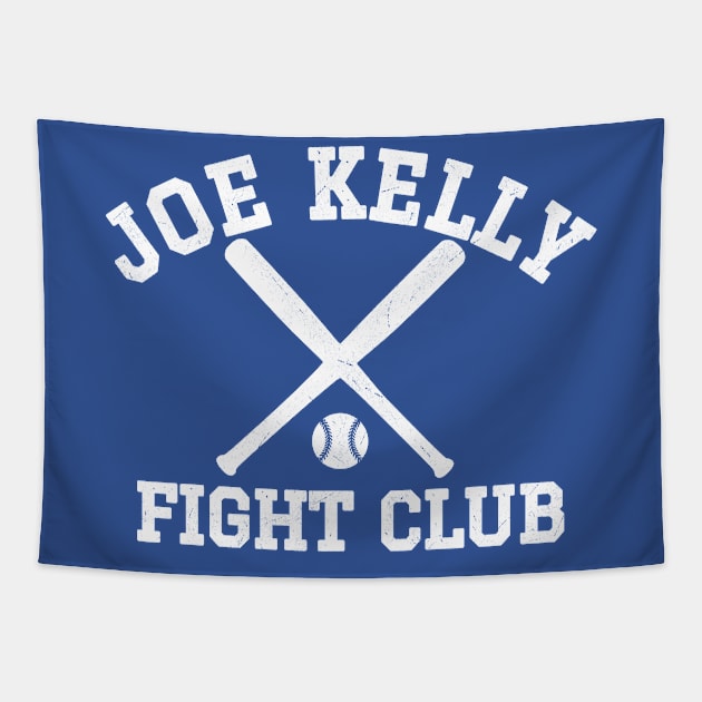 Joe Kelly Fight Club Blue Tapestry by Clara switzrlnd