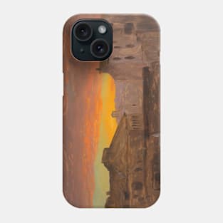 Rome, Rooftops at Sunset by Frederic Edwin Church Phone Case