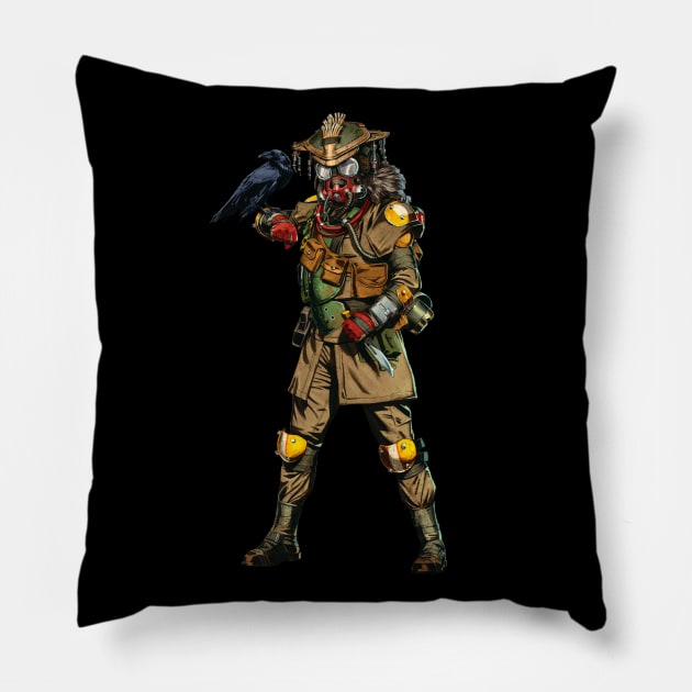 Apex Legends Bloodhound Pillow by Paul Draw