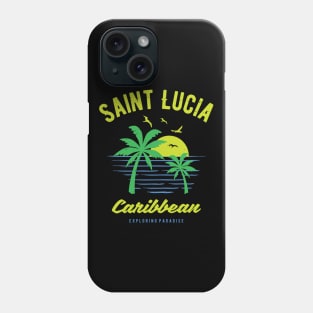 Saint Lucia Caribbean Paradise Gift and Souvenir Phone Case