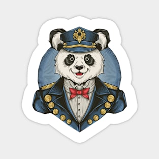 Captain Panda Magnet