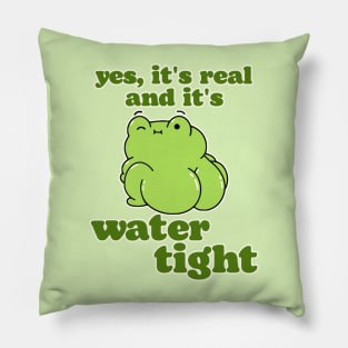 Yes, It's Real and It's Water Tight Pillow