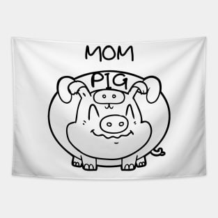 MOM PIG Tapestry