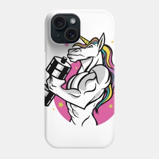 Muscular Unicorn - Funny design Phone Case