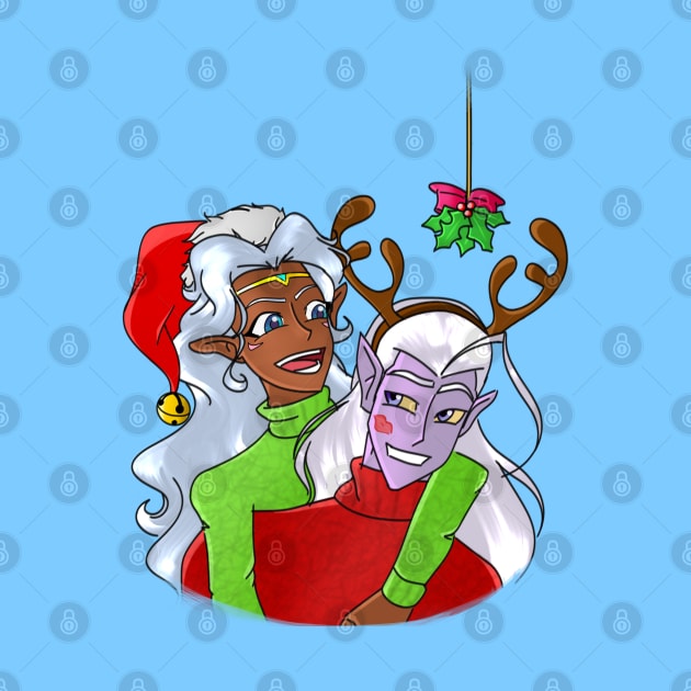 Lotura - Christmas Kiss by AniMagix101